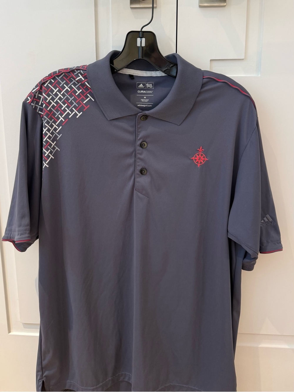 Adidas Men’s Golf Polo - Gray - Picture 4 of 4